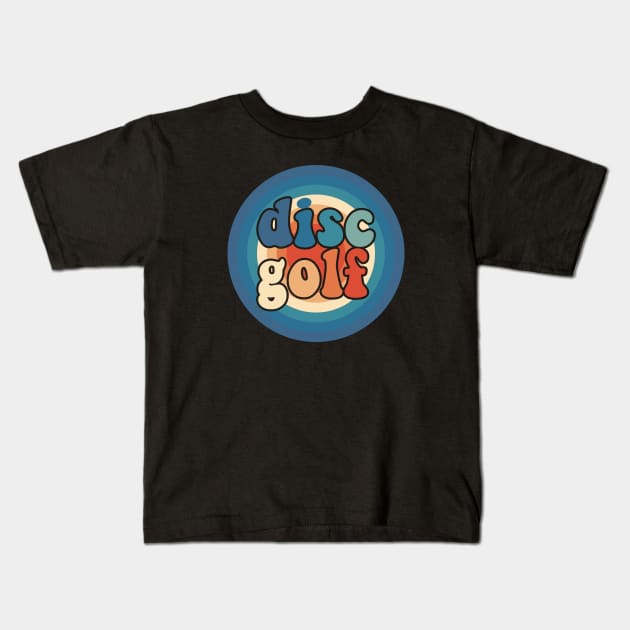 The Disc Golf Life Kids T-Shirt by jph